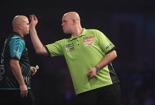 Michael van Gerwen, Rob Cross (Lawrence Lustig, PDC)