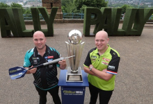 Rob Cross & Michael van Gerwen (Lawrence Lustig, PDC)