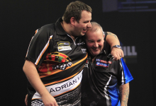 Adrian Lewis, Phil Taylor (Lawrence Lustig, PDC)