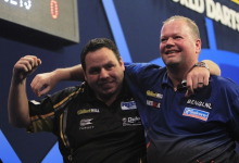 Adrian Lewis & Raymond van Barneveld (Lawrence Lustig, PDC)