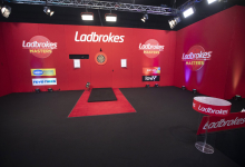 Ladbrokes Masters stage (Lawrence Lustig, PDC)