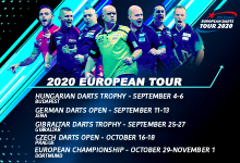 2020 European Tour dates