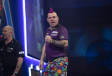 Peter Wright Celebrating