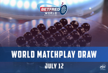 World Matchplay draw