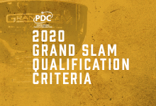 Grand Slam of Darts qualification criteria