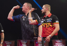 Glen Durrant & Dimitri Van den Bergh (Lawrence Lustig, PDC)