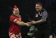 Peter Wright & Gary Anderson - Unibet Premier League (Lawrence Lustig, PDC)