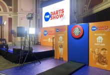 The Darts Show Live stage