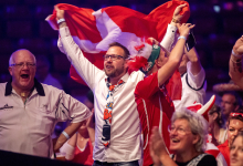 Fans at Nordic Darts Masters