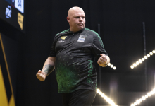 Martin Lukeman in action (PDC)