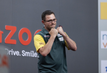 Damon Heta at the 2022 World Cup of Darts
