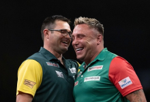 Damon Heta & Gerwyn Price (Kais Bodensieck, PDC Europe)