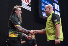 Simon Whitlock & Michael van Gerwen (Kais Bodensieck/PDC)