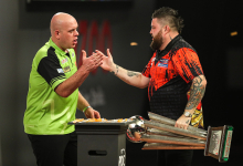 Michael van Gerwen & Michael Smith (Kieran Cleeves/PDC)