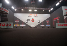 Cazoo Masters stage (Taylor Lanning/PDC)