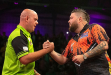 Michael van Gerwen & Michael Smith (Simon O'Connor/PDC)