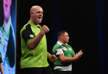 Michael van Gerwen & Gerwyn Price (Michael Cooper/PDC)