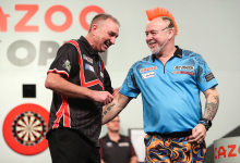 Richie Burnett & Peter Wright (Kieran Cleeves/PDC)