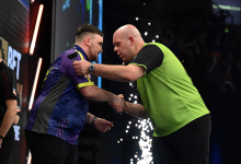 Littler & Van Gerwen (Michael Cooper/PDC)