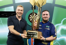 Ballon d'Art Trophy - Sir Chris Hoy with Luke Littler